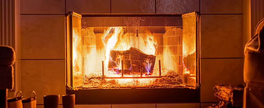 Mendota Hearth Landscape Fireplace Installation in Andover, Minnesota
