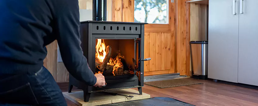 Open Hearth Wood Fireplace Installation in Andover, MN