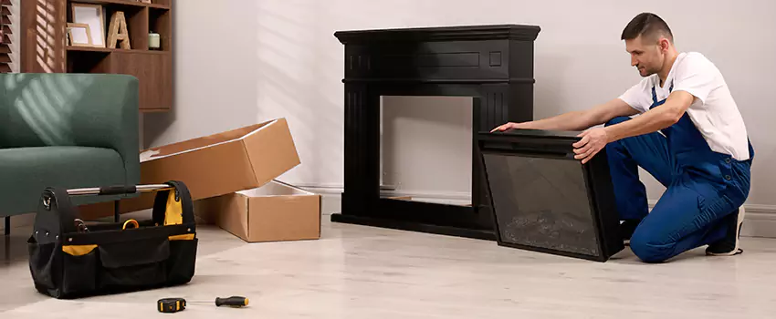 Old Rusted Metal Fireplace Repair And Replacement in Andover, MN